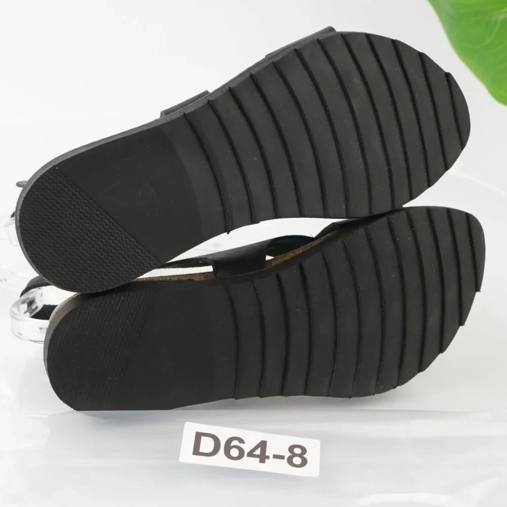 Matisse Womens Arielle Sandal Size 7 Black Leather Slingback Gladiator‎ Lug Sole